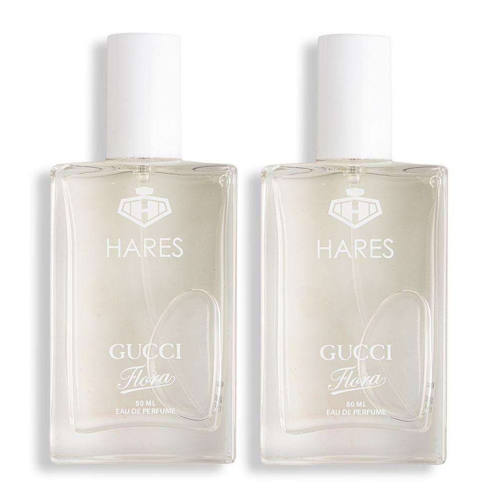 پک 2 عددی ادوپرفیوم زنانه مدل Gucci Flora حجم 50 میلی لیتر