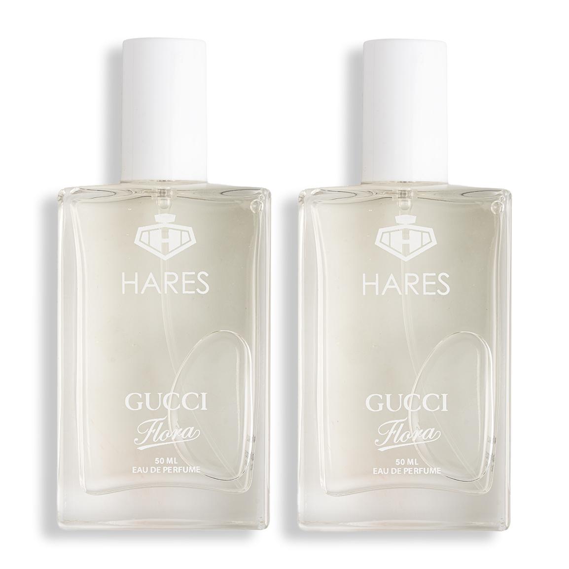 پک 2 عددی ادوپرفیوم زنانه مدل Gucci Flora حجم 50 میلی لیتر
