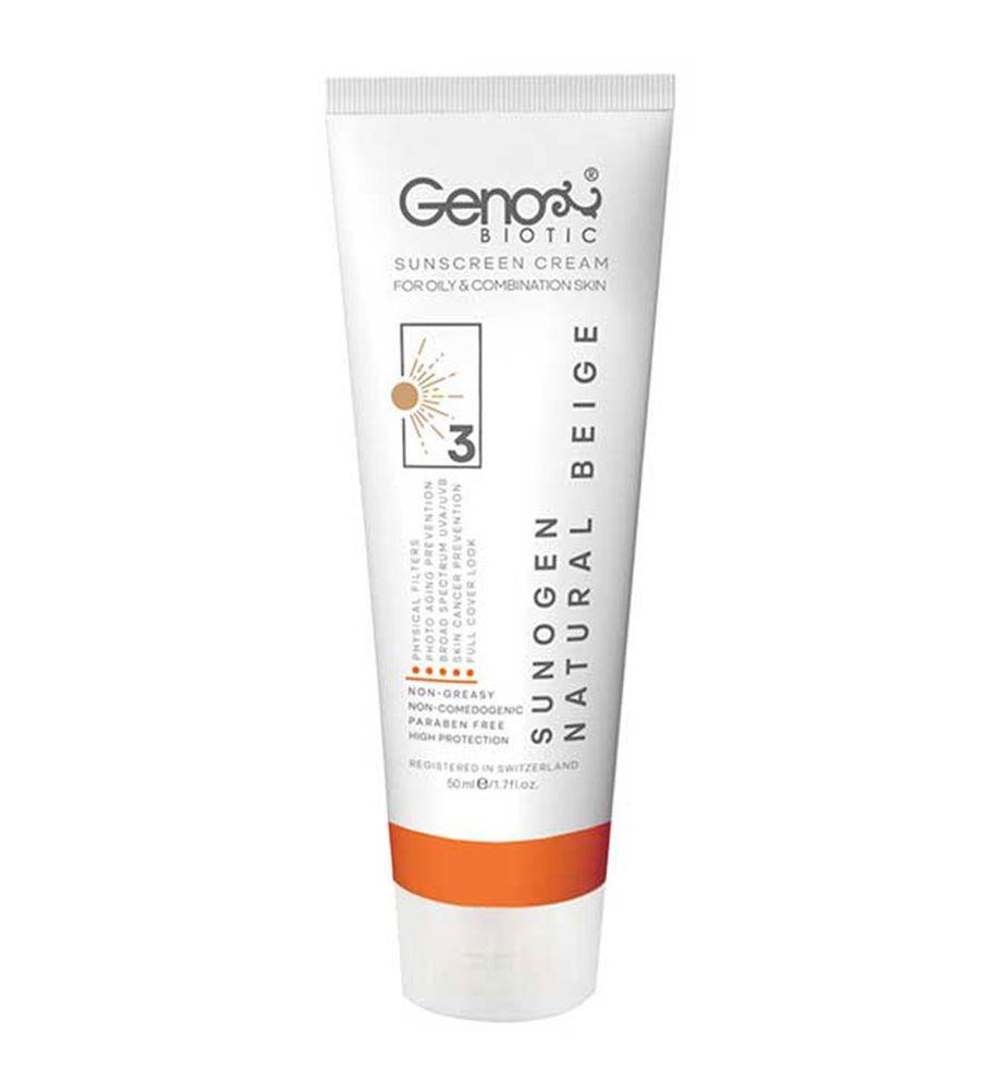 پک محلول تقویت کننده مژه سریتا و ضد آفتاب رنگی مناسب پوست چرب و مختلط SPF50 رنگ بژ طبیعی — تصویر ۳