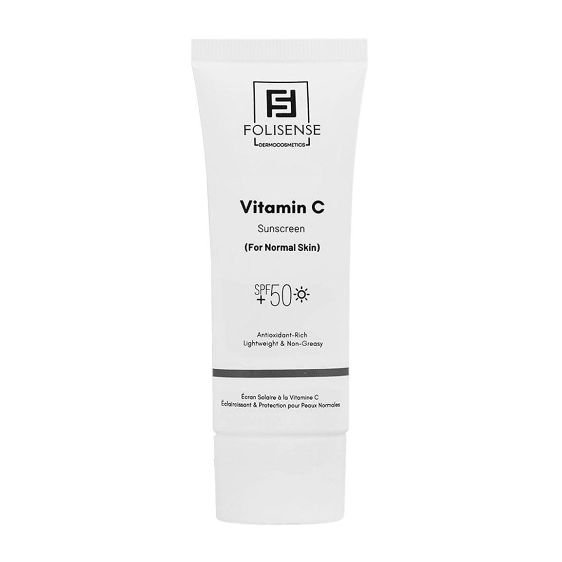 ضد آفتاب مدل Vitamin C با SPF 50 مناسب پوست نرمال حجم 40 میلی لیتر