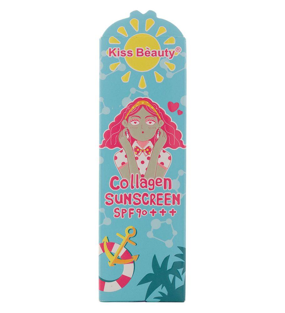 کرم ضد آفتاب SPF90 حاوی کلاژن حجم 75 میل کیس بیوتی — تصویر ۴