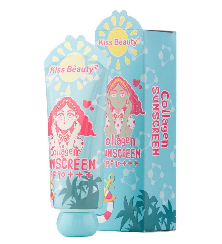 کرم ضد آفتاب SPF90 حاوی کلاژن حجم 75 میل کیس بیوتی — تصویر ۳