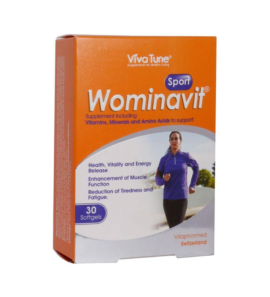 کپسول نرم ژلاتینی و میناویت اسپورت بسته 30 عددی ویواتیون — تصویر ۱