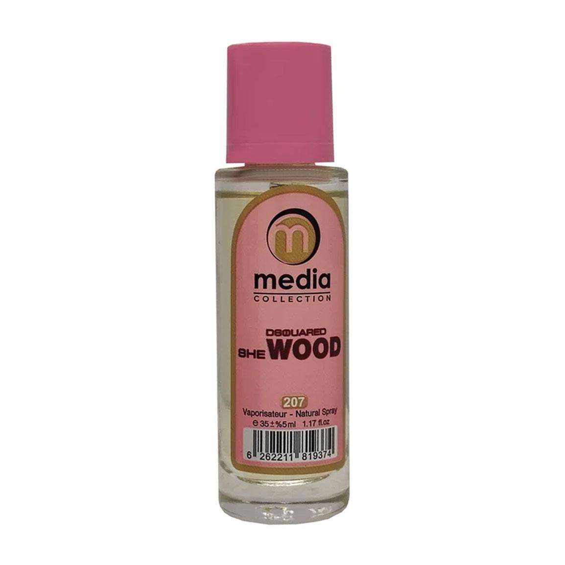 عطر جیبی زنانه مدل She Wood حجم 35 میلی لیتر