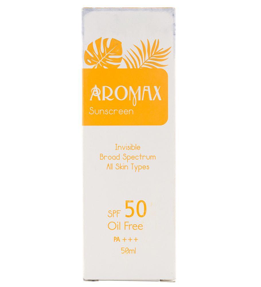 ضد آفتاب فاقد رنگ SPF50 حجم 50میل آرومکس — تصویر ۴