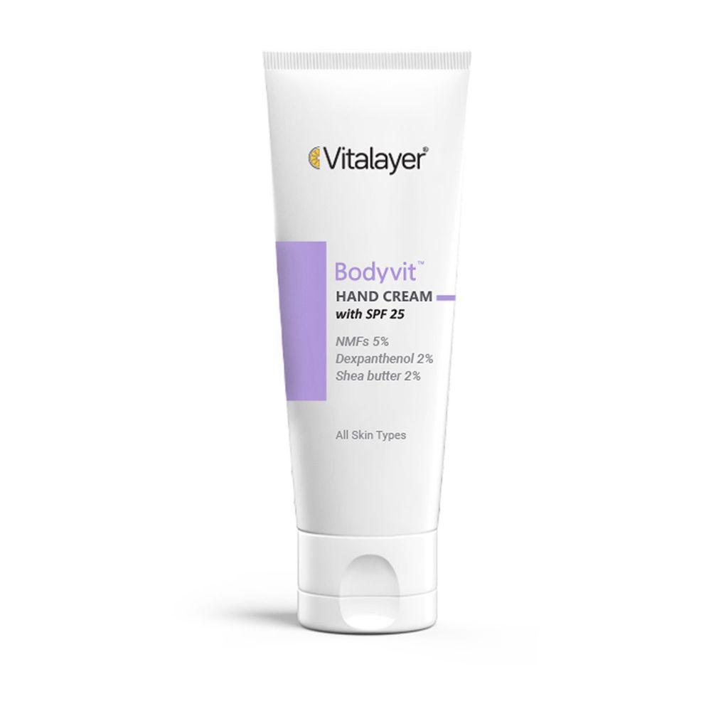 کرم مرطوب کننده دست مدل Bodyvit با SPF25 حجم 75 میلی لیتر