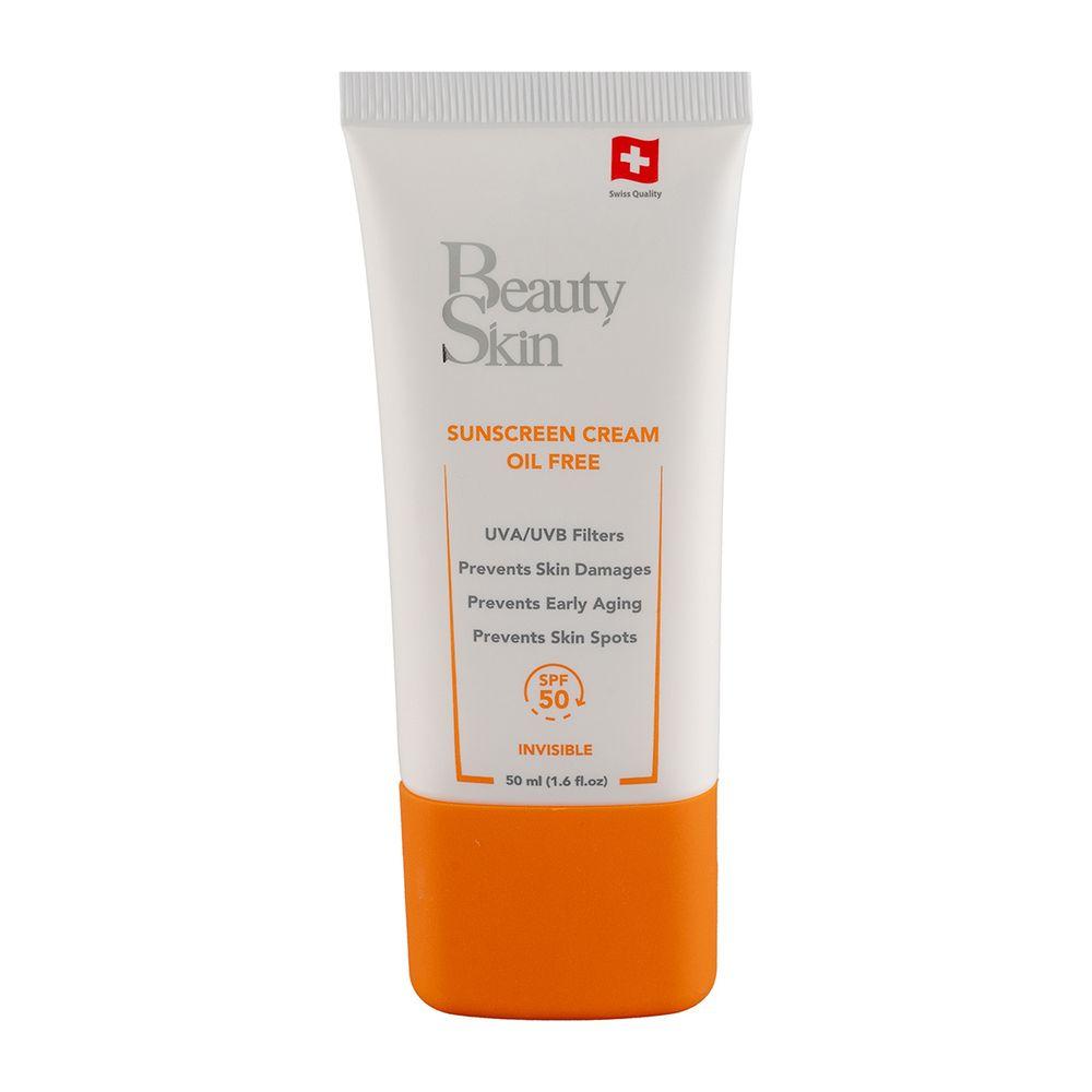 ضد آفتاب بی رنگ فاقد چربی با SPF 50 حجم 50 میلی لیتر