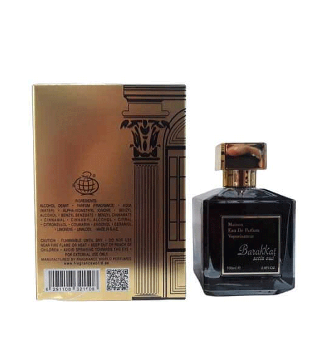 ادو پرفیوم زنانه مدل Barakkat Satin Oud حجم 100میل