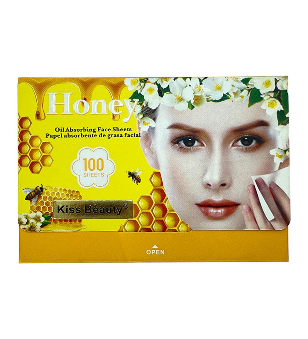 کاغذ جذب کننده چربی صورت حاوی عسل بسته 100 عددی