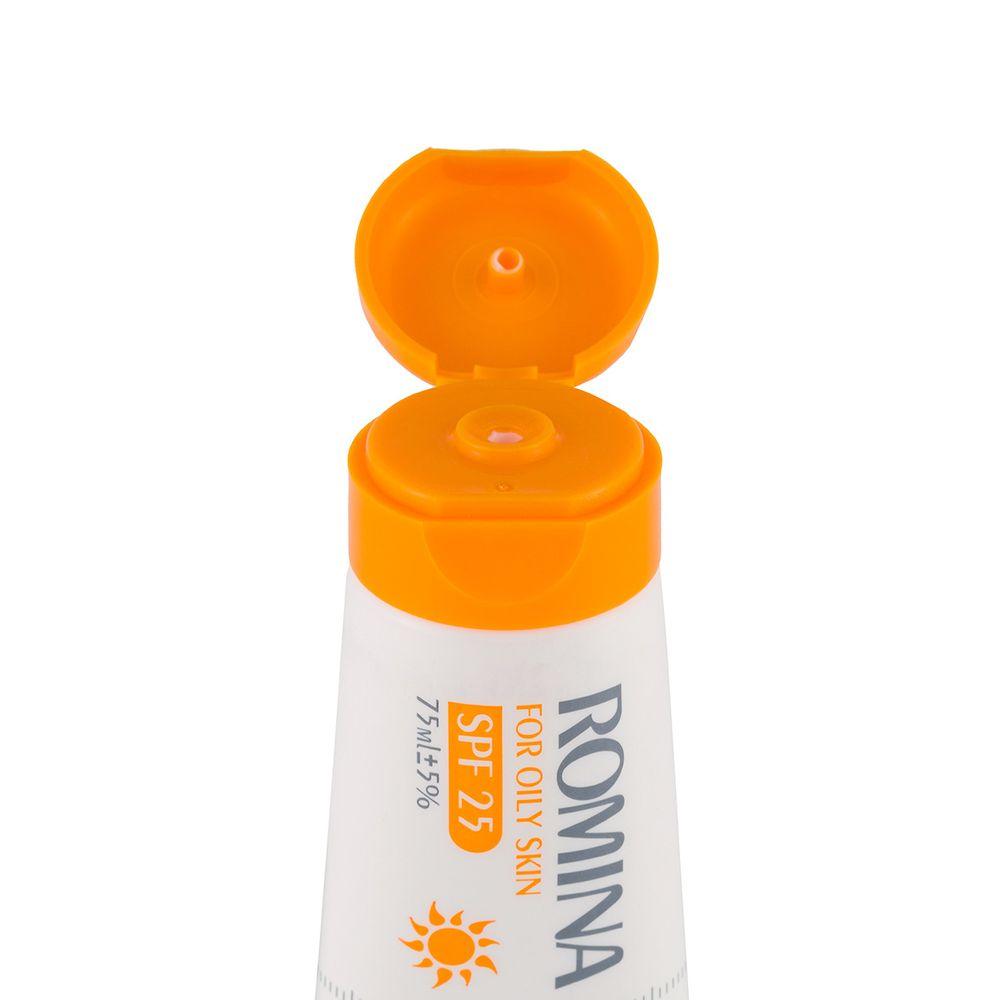 لوسیون ضد آفتاب spf 25 بی رنگ 75 میل رومینا — تصویر ۴