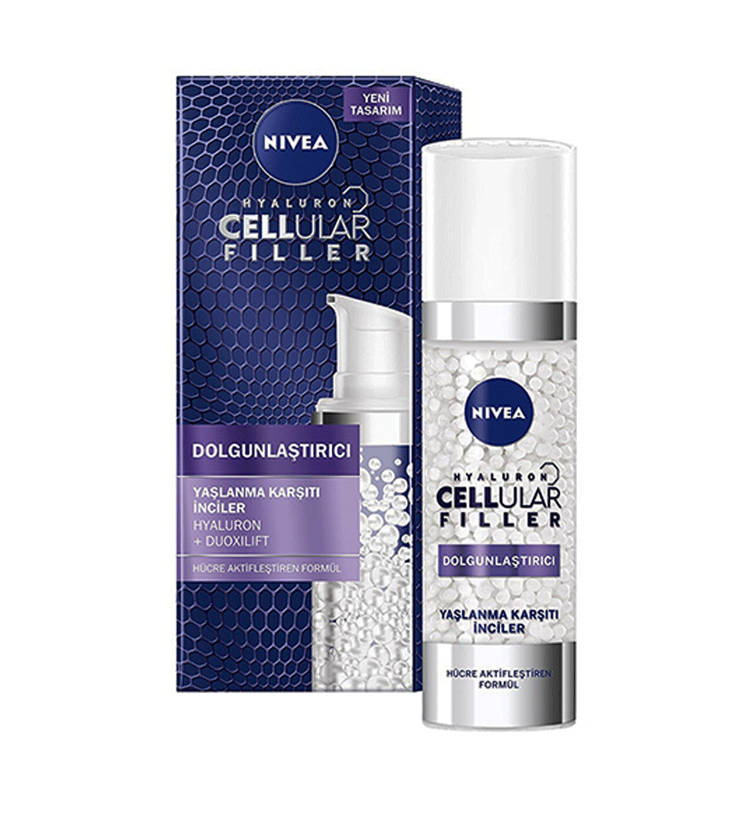 سرم ضد چروک و پیری و سفت کننده سری CELLULAR FILLER حاوی عصاره مروارید حجم 30 میل