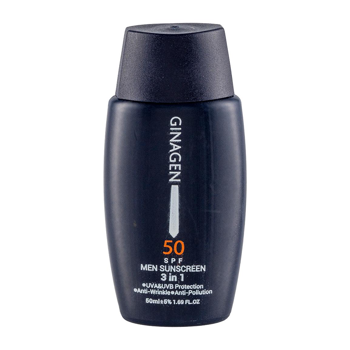 کرم ضد آفتاب مردانه مدل 3 در 1 با spf 50 حجم 50 میلی لیتر