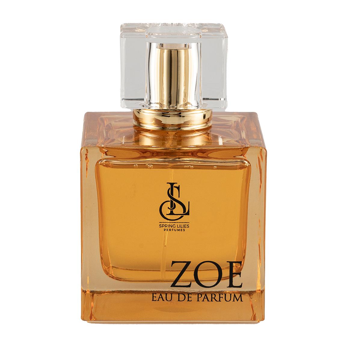 ادو پرفیوم زنانه مدل Zoe حجم 100 میلی لیتر با پکیج Soft