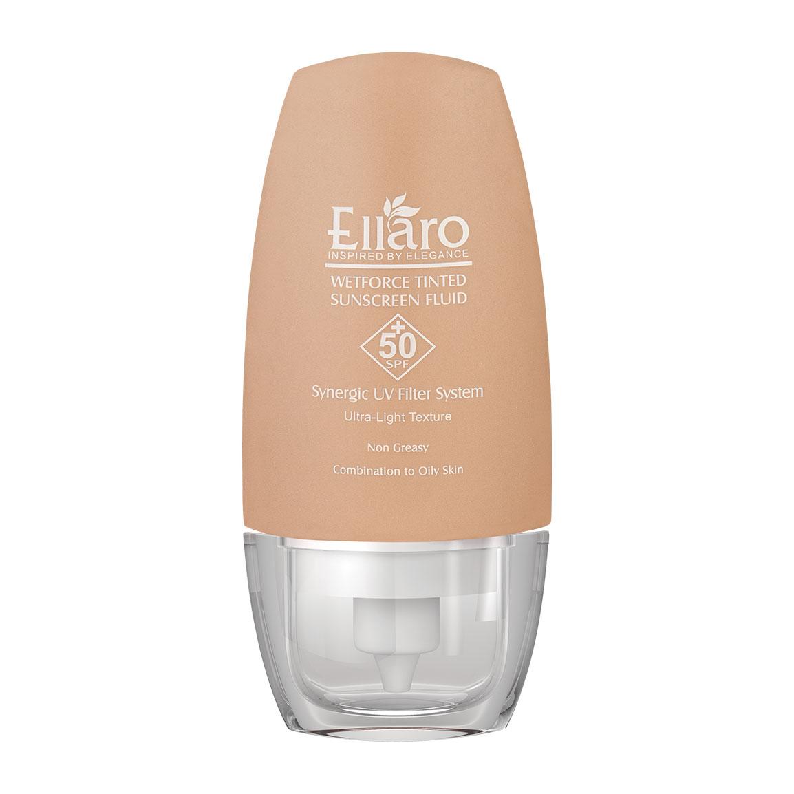 فلوئید ضد آفتاب رنگی مدل Wetforce با SPF50 مناسب پوست مختلط تا چرب حجم 50 میلی لیتر