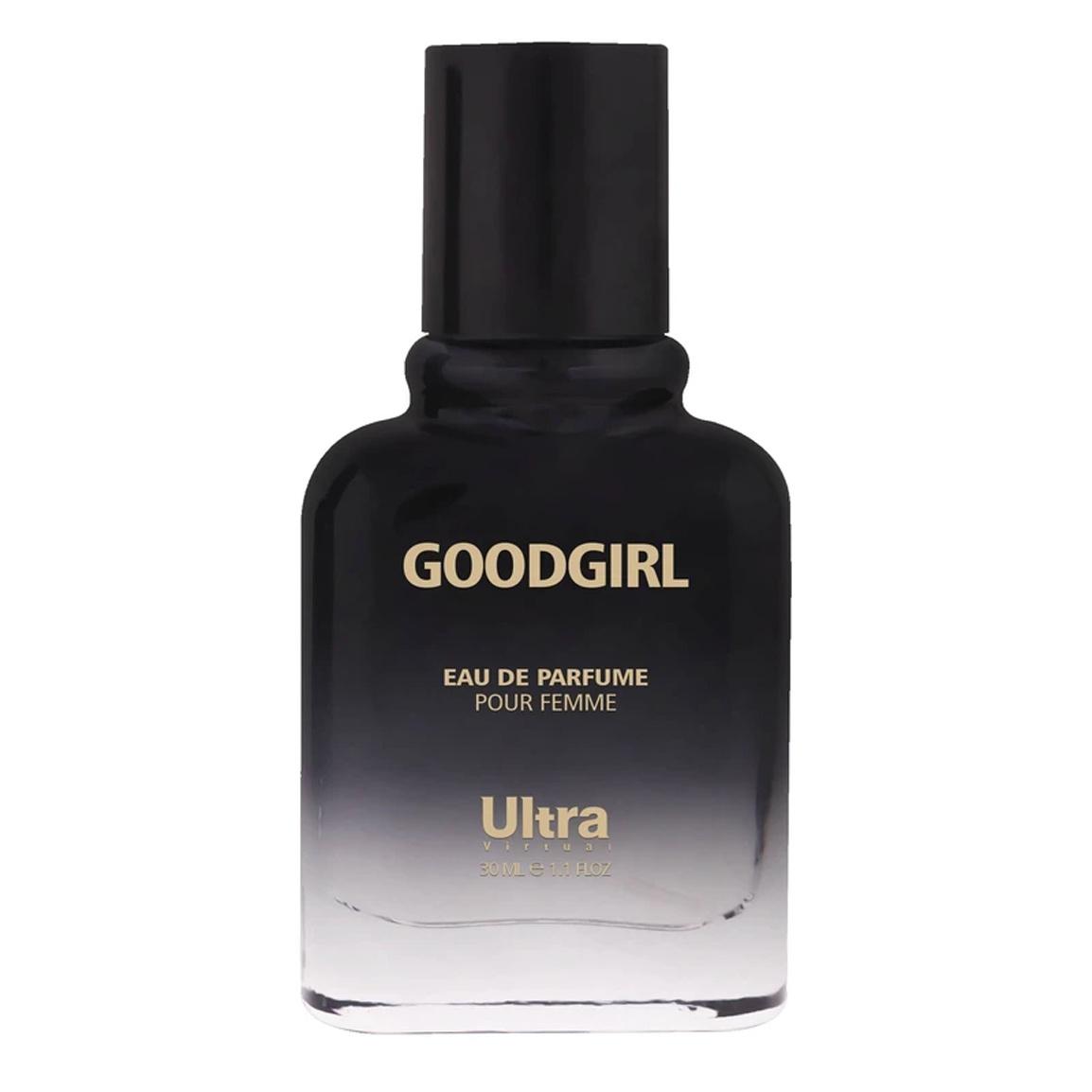 عطر جیبی زنانه مدل Good Girl با شیشه شفاف دو رنگ حجم 30 میلی لیتر