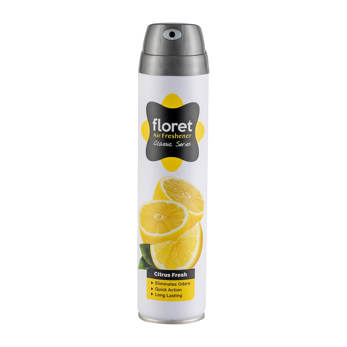اسپری خوشبو کننده هوا سری کلاسیک مدل Citrus Fresh حجم 300 میلی لیتر