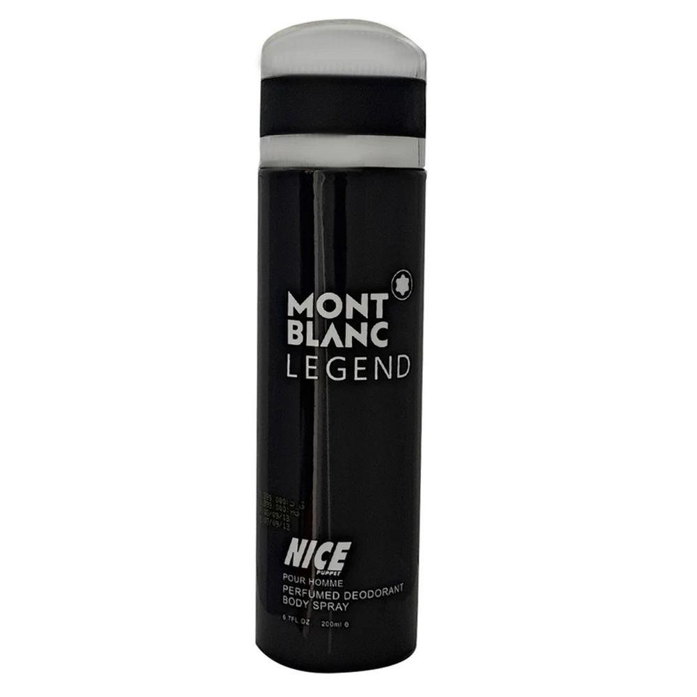 اسپری بدن مردانه مدل Mont Blanc Legend حجم 200 میلی لیتر