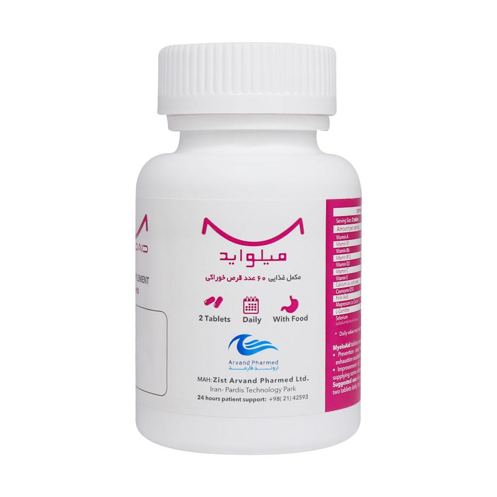 قرص Myelo aid بسته 60 عددی