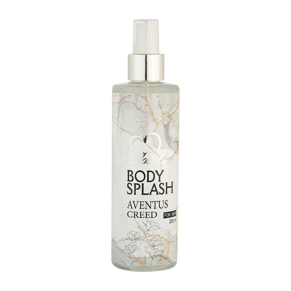 پک هدیه روز مرد 2 عددی شامل بادی اسپلش مدل Creed Aventus و عطر جیبی مدل Bogart Silver Scent هات لاو — تصویر ۲