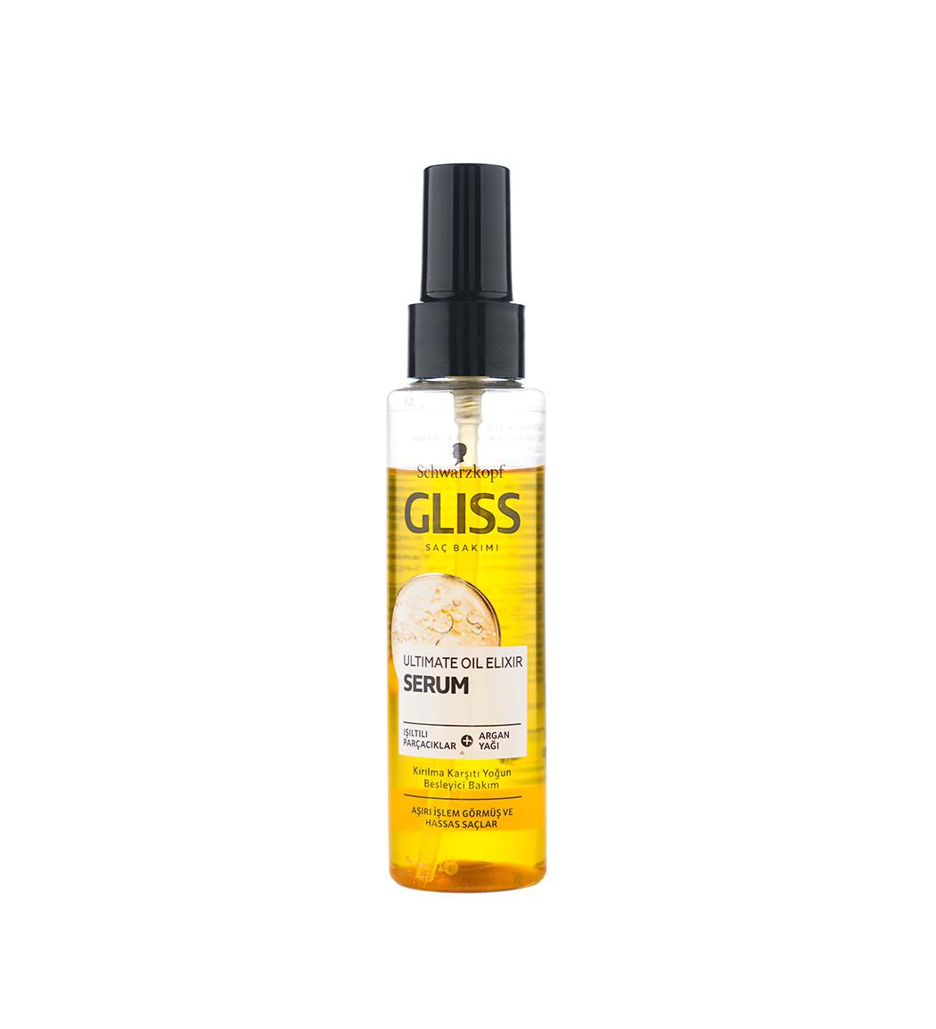 سرم مو تغذیه و بازسازی کننده مو مدل Ultimate Oil Elixir مناسب موهای حساس و آسیب دیده حجم 100 میل