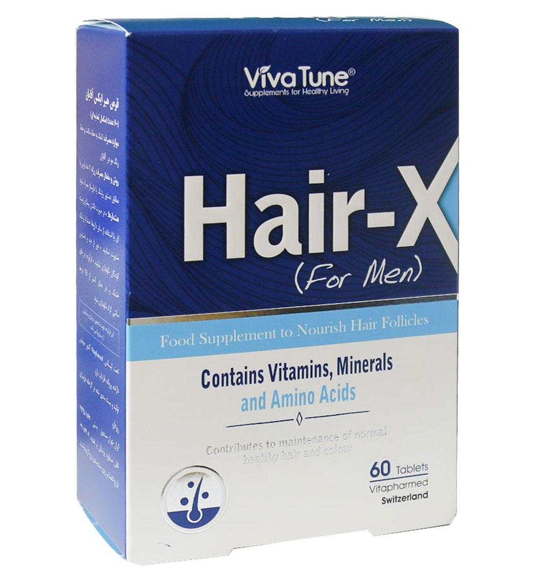 قرص Hair-X مناسب آقایان بسته 60 عددی
