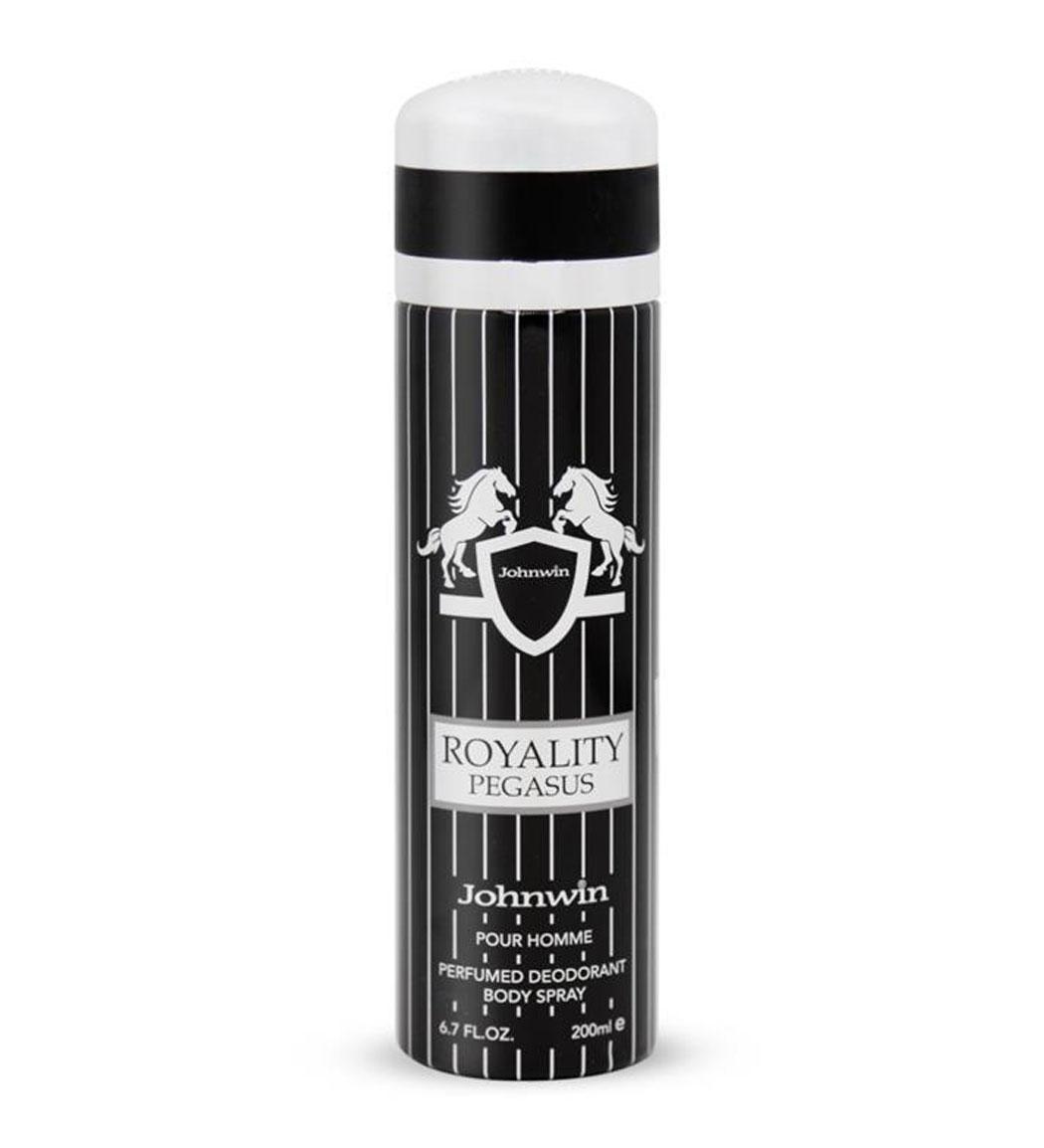 اسپری بدن مردانه مدل Royalilty Pegasouse حجم 200 میلی لیتر