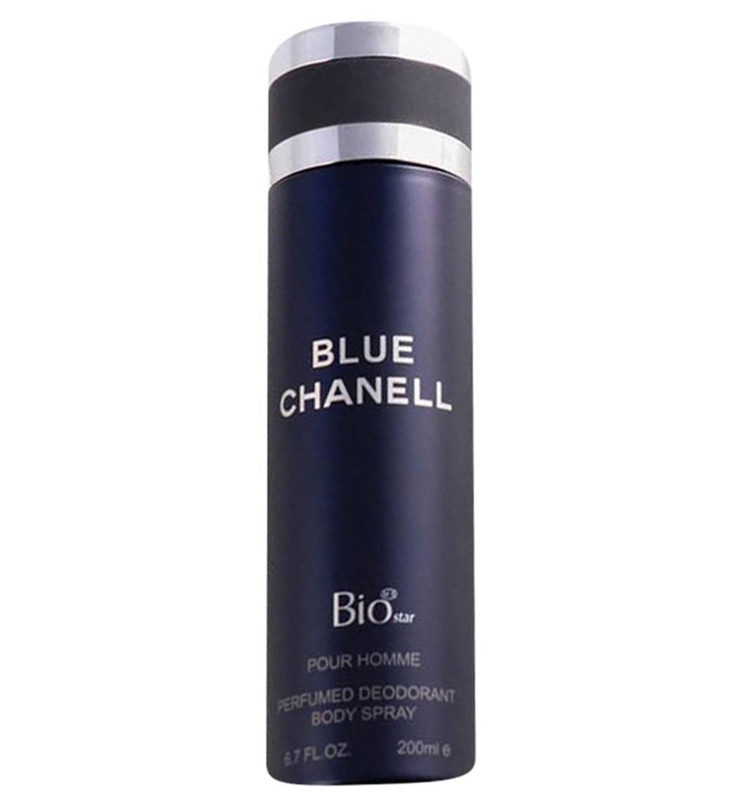 اسپری بدن مردانه مدل Blue Chanell حجم 200 میلی لیتر
