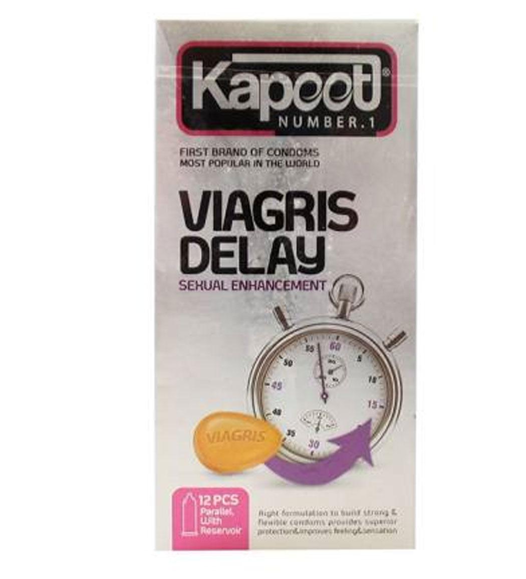 کاندوم مدل viagris delay بسته 12 عددی