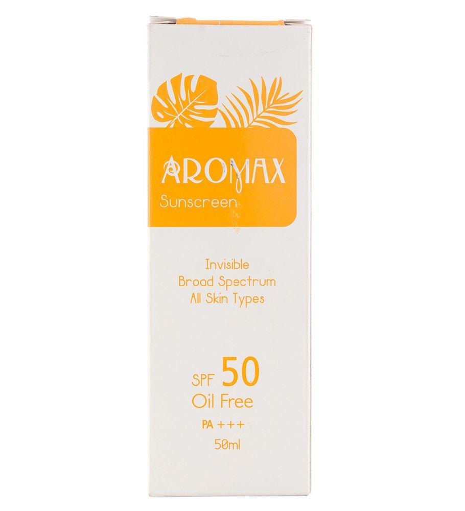 ضد آفتاب فاقد رنگ SPF50 حجم 50میل آرومکس — تصویر ۶