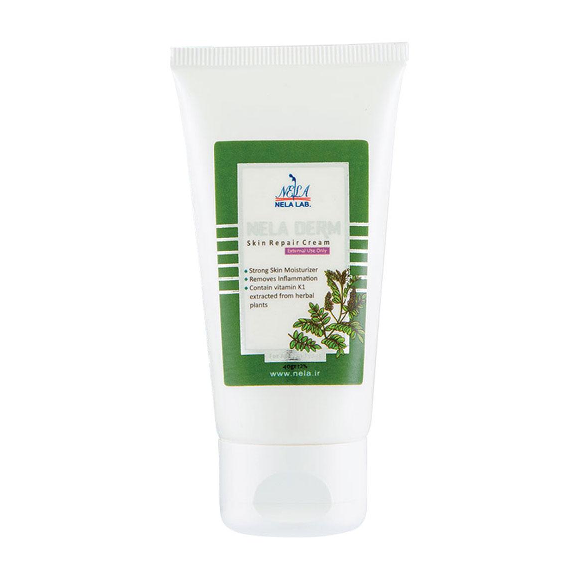 کرم ترمیم کننده پوست مدل Nela Derm وزن 40 گرم