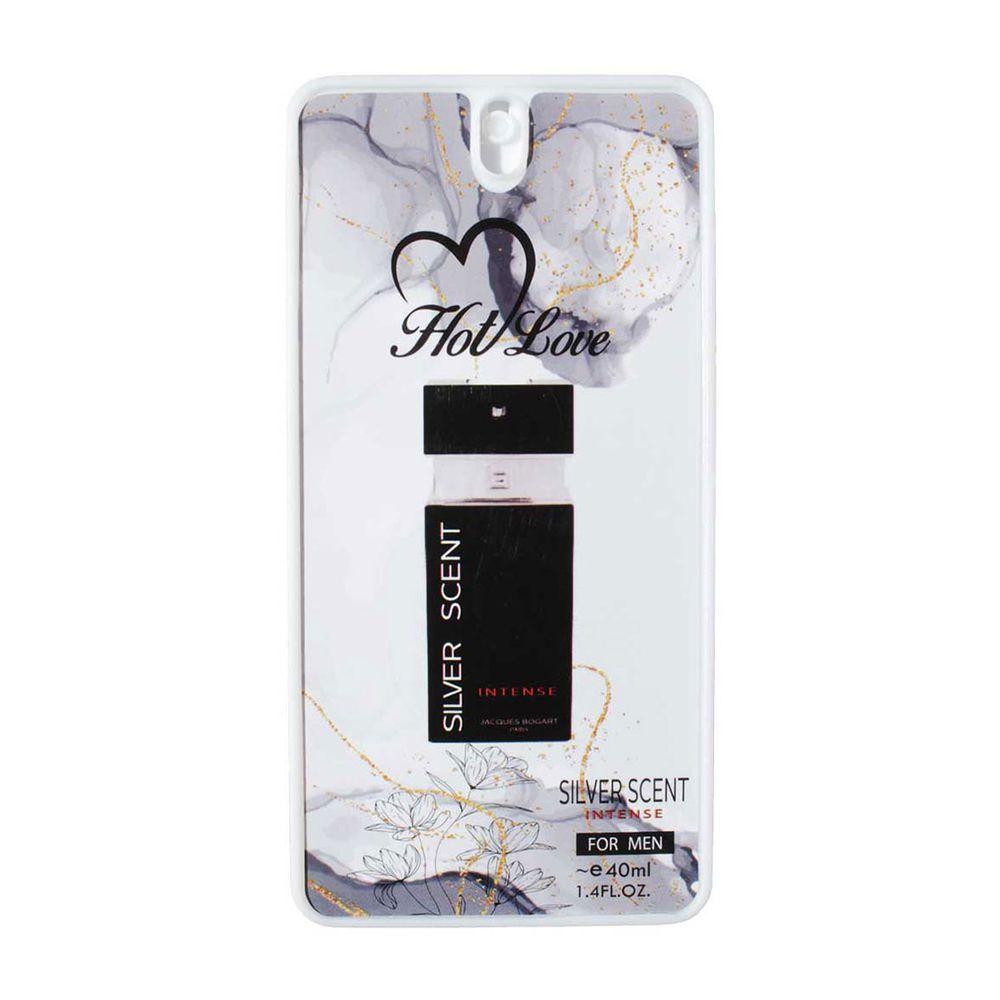 پک هدیه روز مرد 2 عددی شامل بادی اسپلش مدل Creed Aventus و عطر جیبی مدل Bogart Silver Scent هات لاو — تصویر ۴
