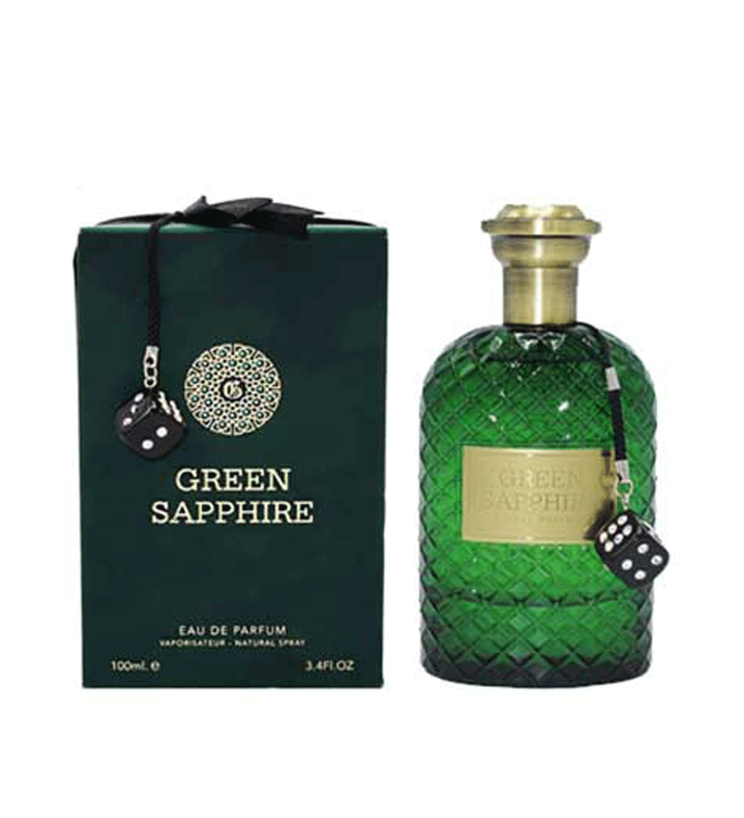ادو پرفیوم مردانه مدل Green Sapphire حجم 100میل