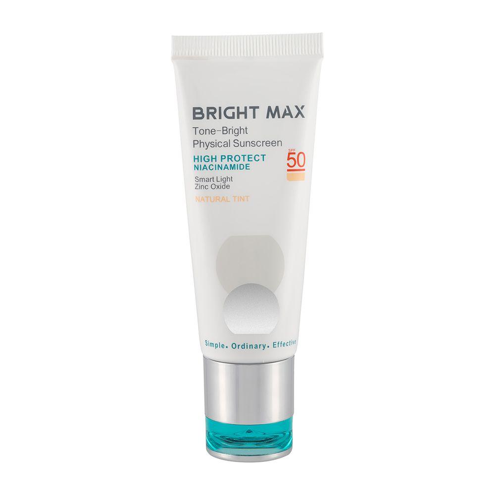 ضد آفتاب فیزیکال رنگی مدل Tone Bright با SPF 50 حجم 40 میلی لیتر