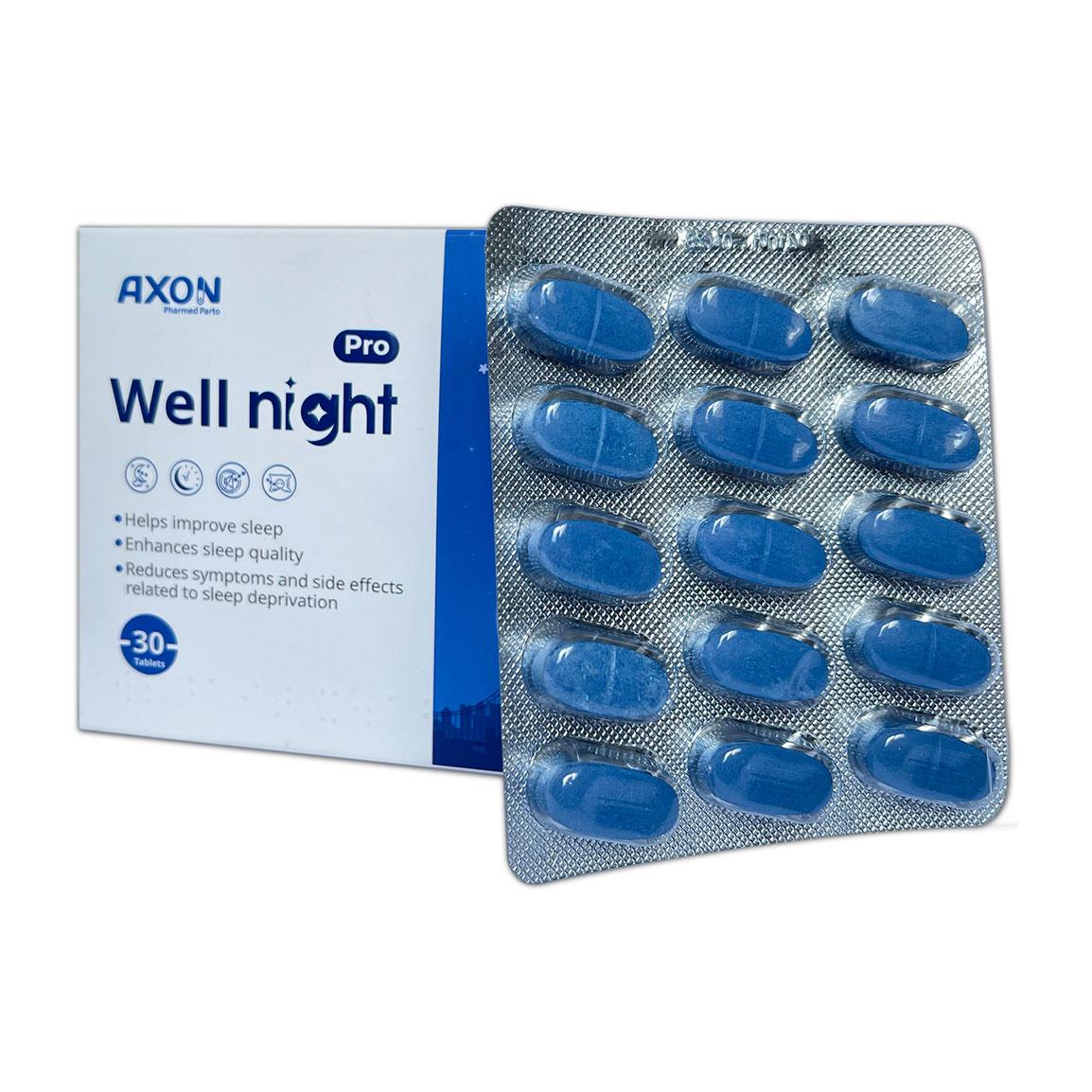 قرص تنظیم خواب مدل Well Night Pro بسته 30 عددی