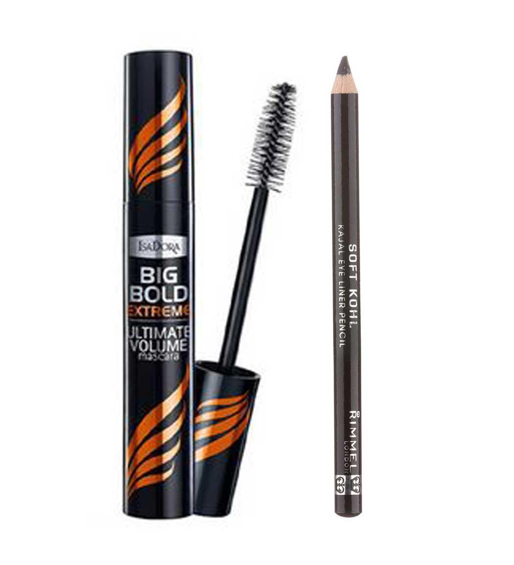 پک مداد چشم چوبی و ریمل حجم دهنده Big Bold Extreme