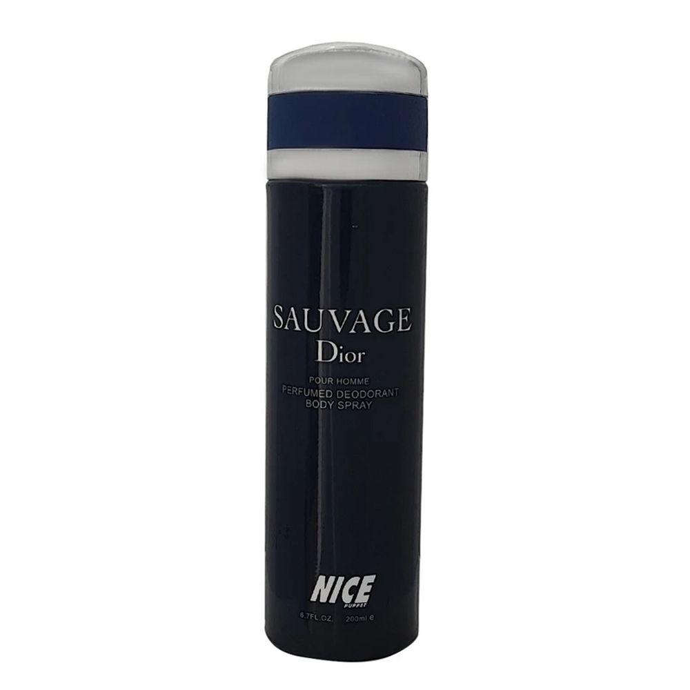 اسپری بدن مردانه مدل Sauvage Dior حجم 200 میلی لیتر