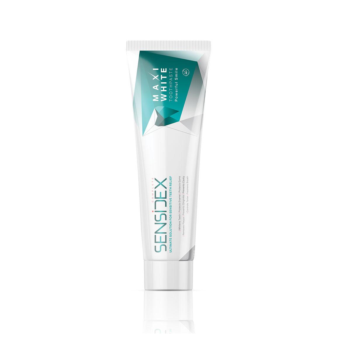 خمیر دندان مدل Maxi-White وزن 130 گرم