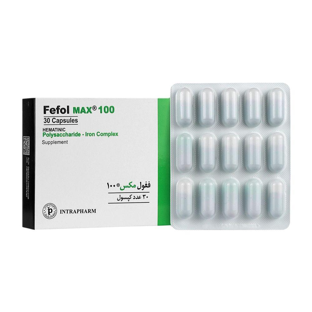 کپسول ففول مکس 100 بسته 30 عددی