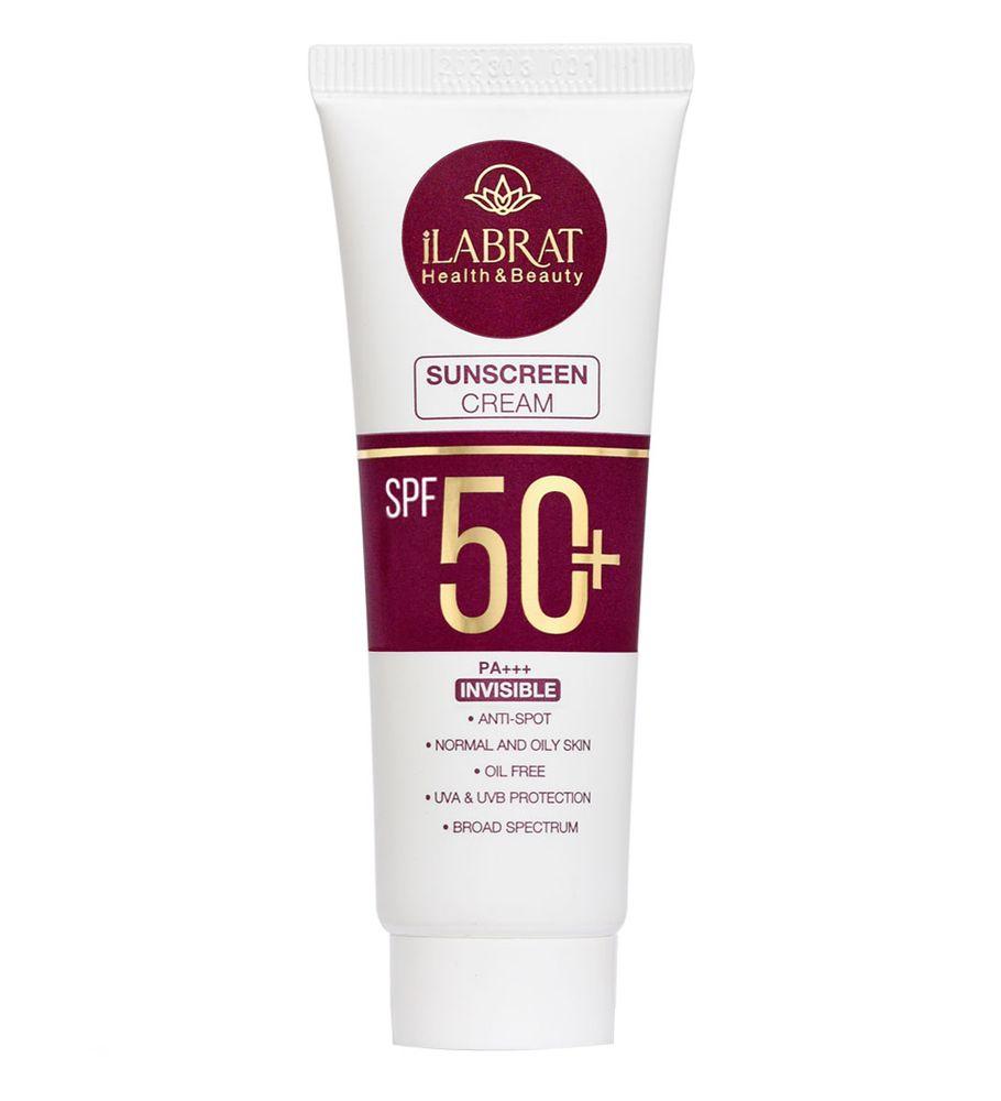 ضد آفتاب بی رنگ با SPF50 مناسب پوست چرب و نرمال حجم 40 میلی لیتر