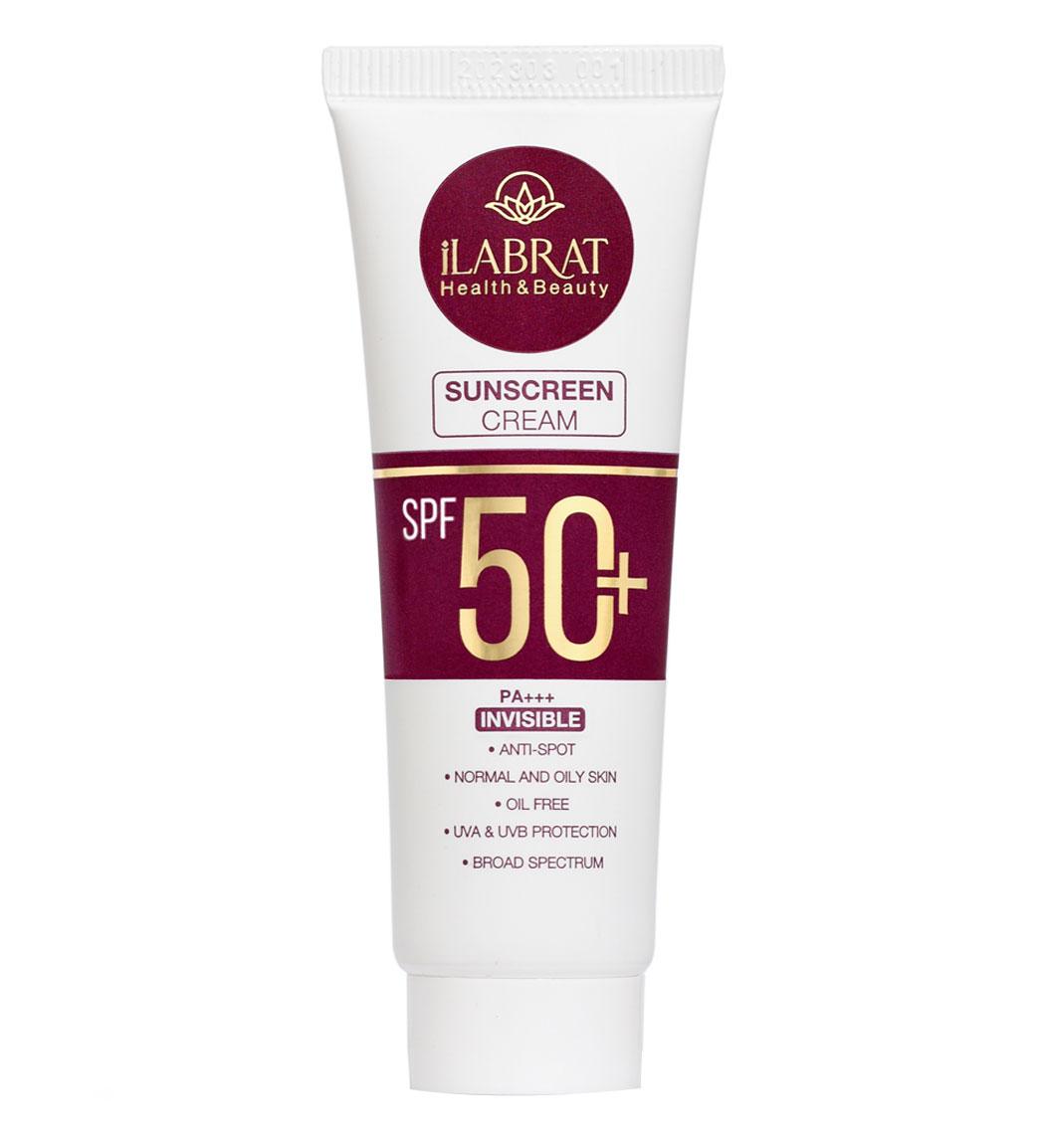 ضد آفتاب بی رنگ با SPF50 مناسب پوست چرب و نرمال حجم 40 میلی لیتر