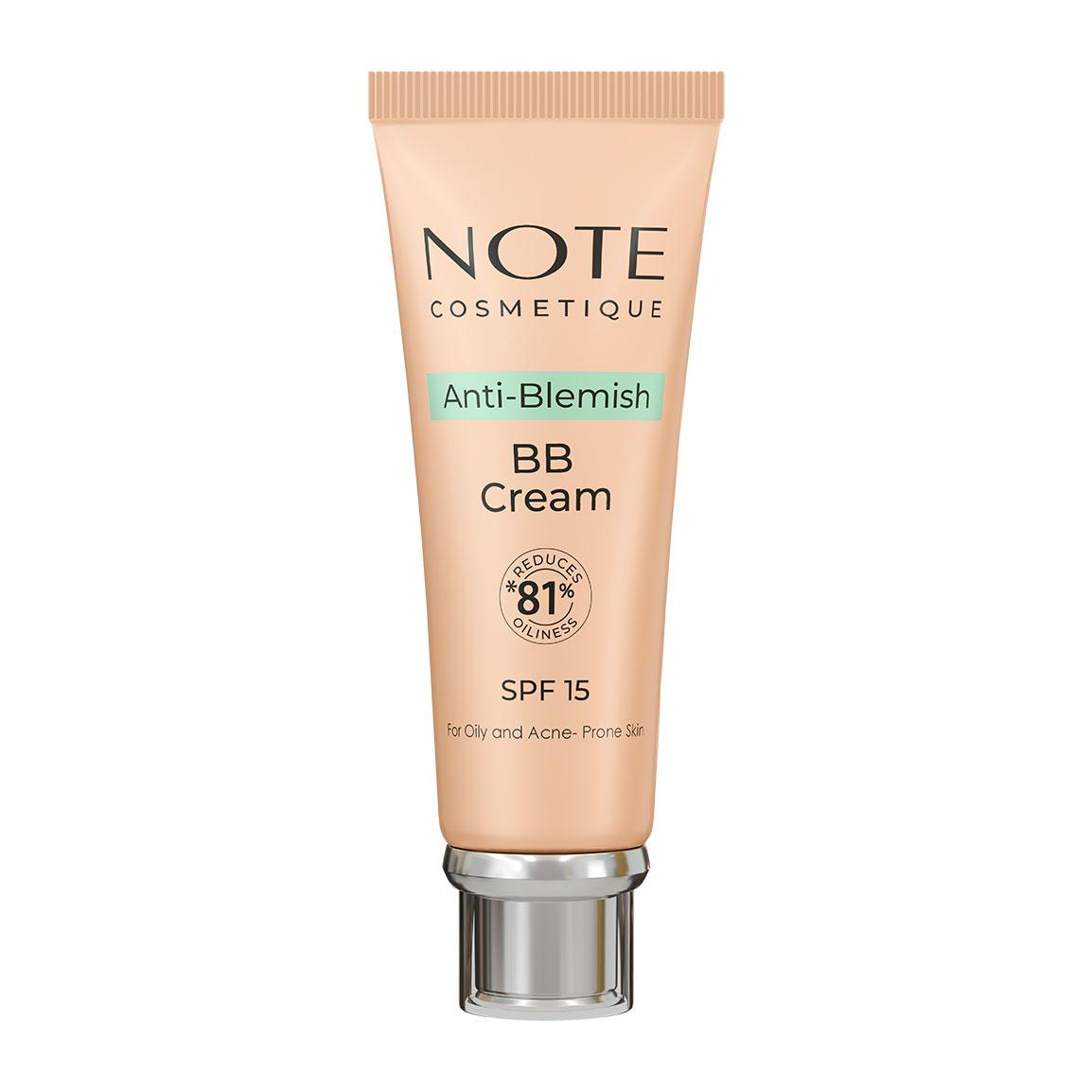 کرم BB مدل Anti-Blemish مناسب پوست چرب و مستعد آکنه با SPF15 حجم 30 میلی لیتر