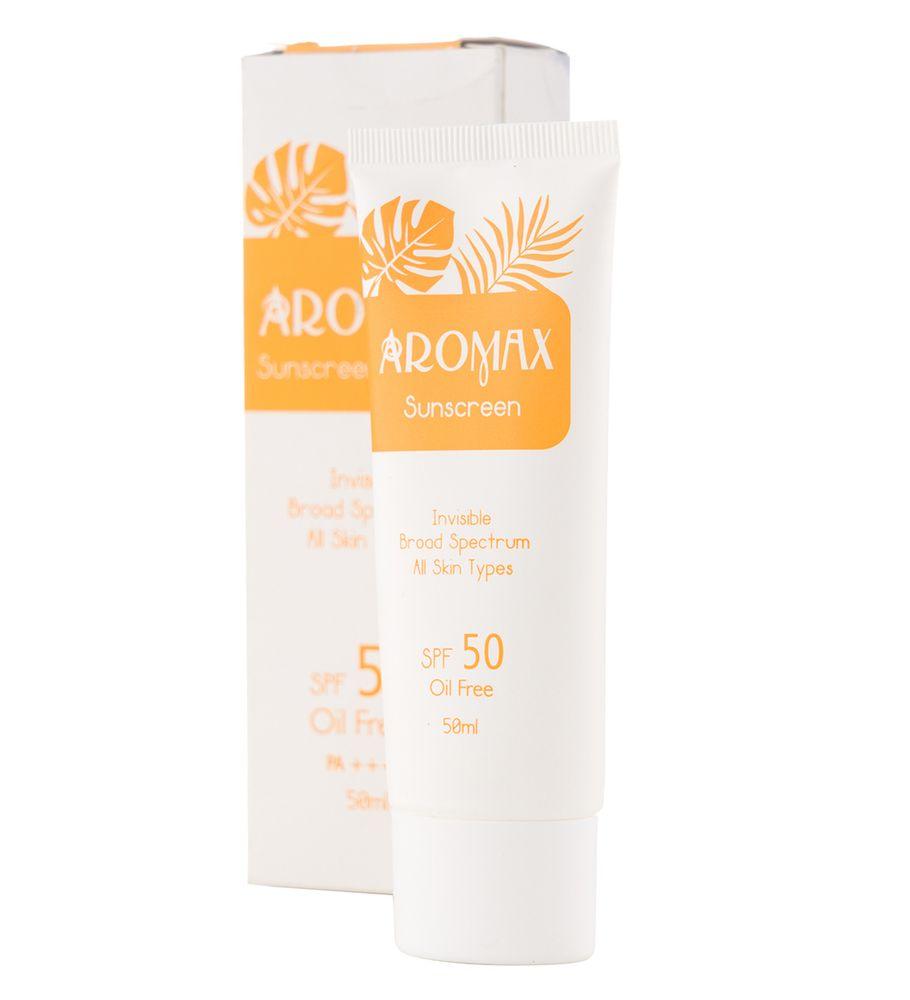 ضد آفتاب فاقد رنگ SPF50 حجم 50میل آرومکس — تصویر ۳