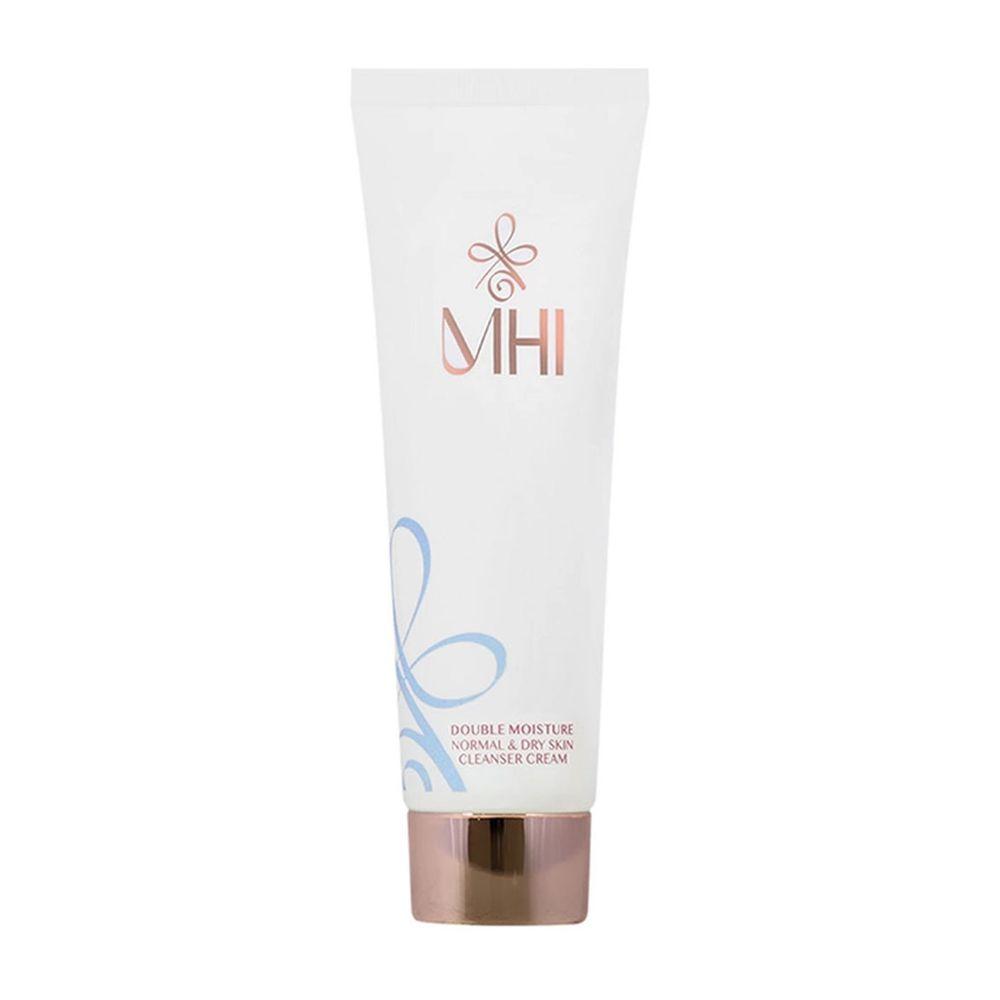 کرم پاک کننده 2 منظوره مدل Double Moisture مناسب پوست نرمال تا خشک حجم 125 میلی لیتر