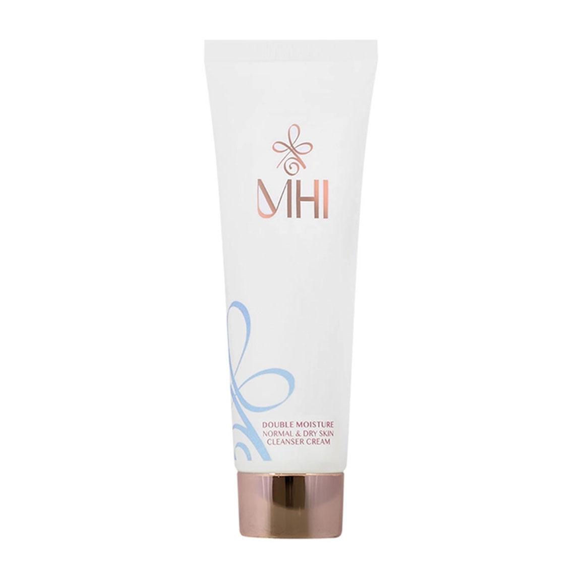 کرم پاک کننده 2 منظوره مدل Double Moisture مناسب پوست نرمال تا خشک حجم 125 میلی لیتر