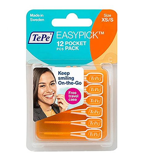 مسواک بین دندانی مدل EasyPick سایز XS/S بسته 12 عددی