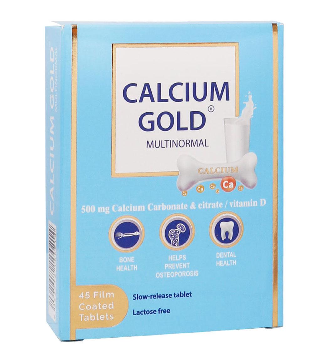قرص کلسیم مدل Gold بسته 45 عددی