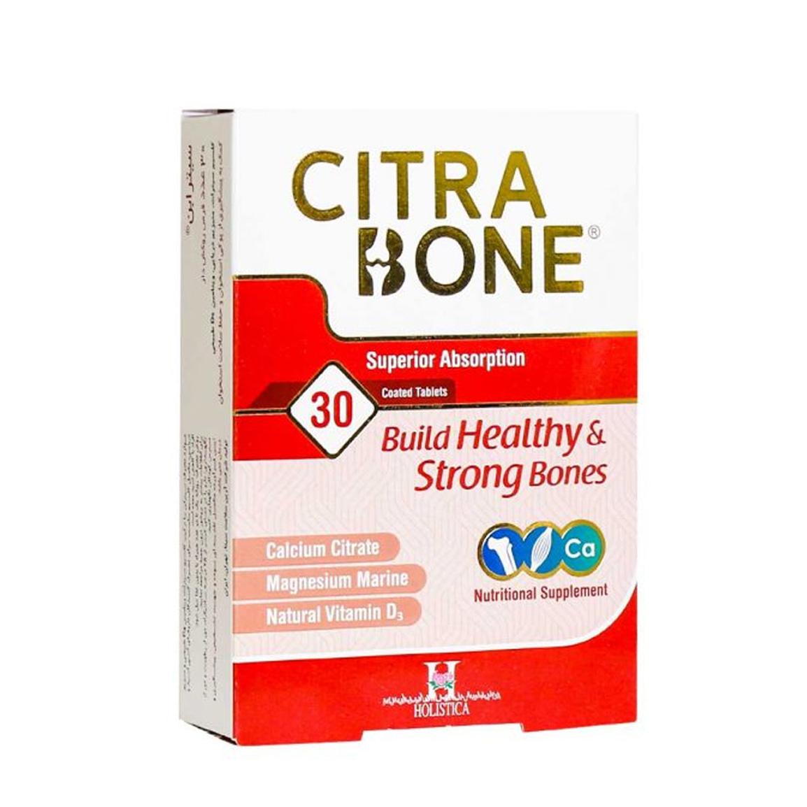 قرص روکش دار Citrabone بسته 30 عددی