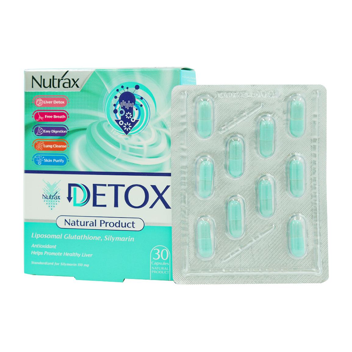 کپسول دتوکس بسته 30 عددی