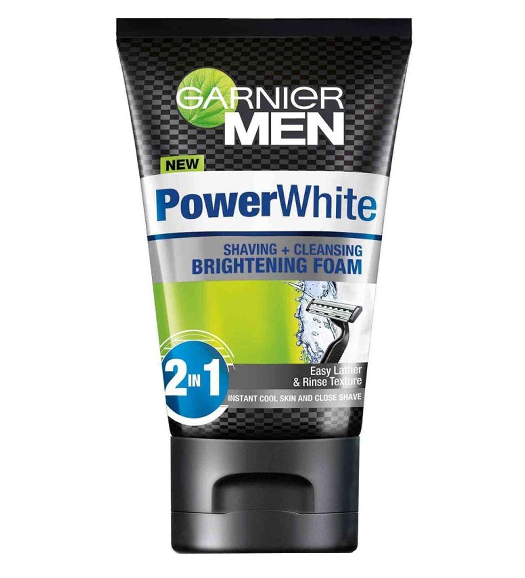 فوم اصلاح و روشن کننده صورت آقایان مدل Power White حجم 100میل