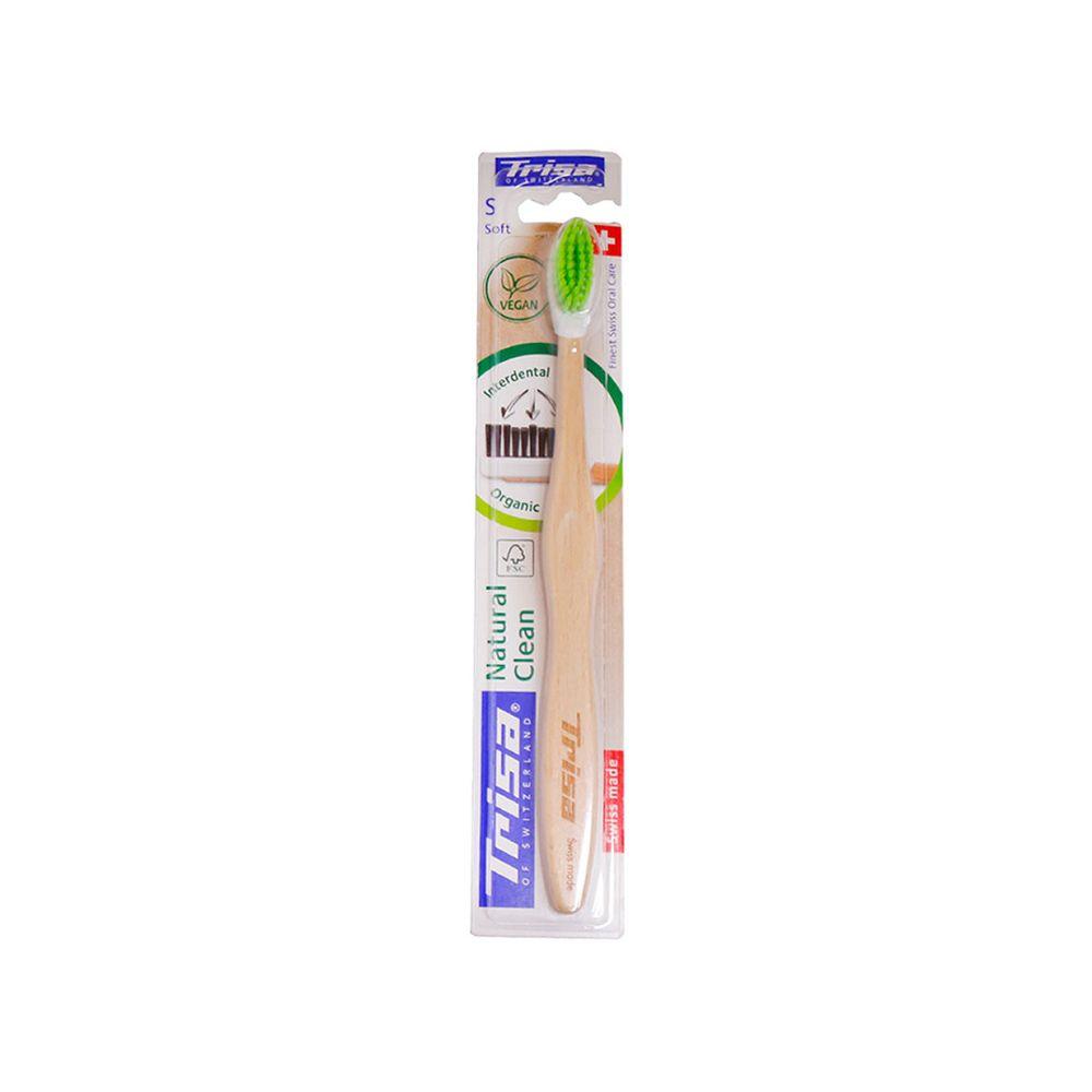 مسواک مدل Natural Clean با برس نرم تریزا — تصویر ۱